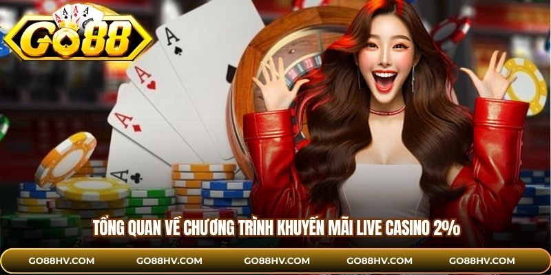 Tổng quan về chương trình khuyến mãi Live Casino 2% 