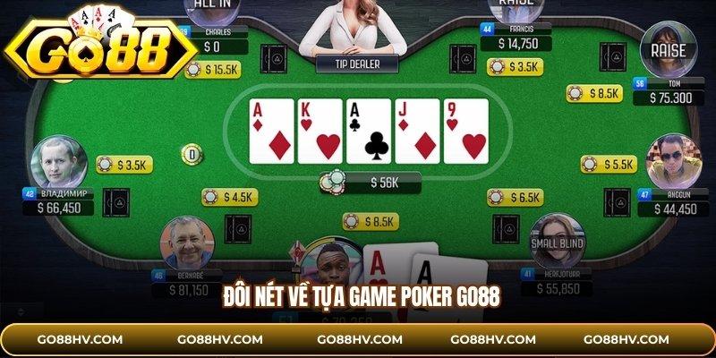 Đôi nét về tựa game poker GO88